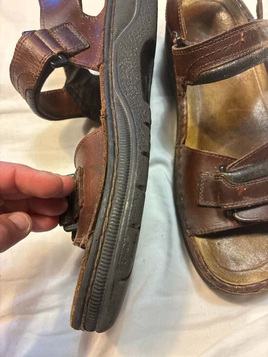 Naot Men\'s Lappland Brown Leather Comfort Sandals Size EU 45 main image 2